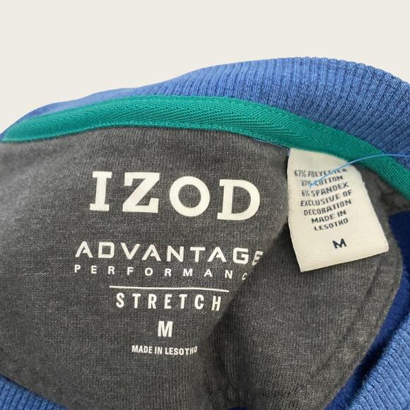 Izod Advantage Performance Crewneck Sweatshirt Stretch - Picture 4 of 4
